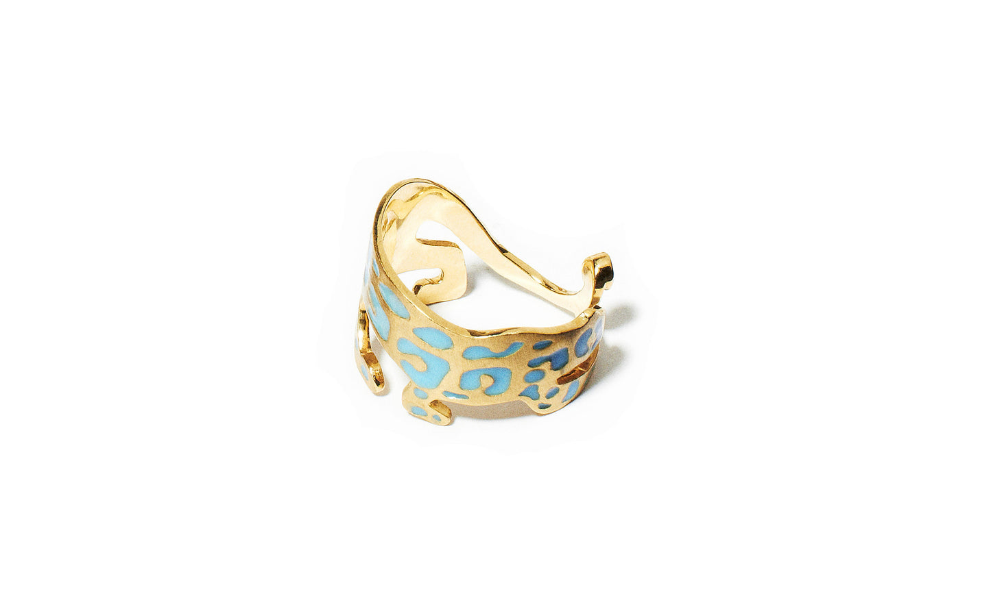 Panther Ring Enamel | Turquoise