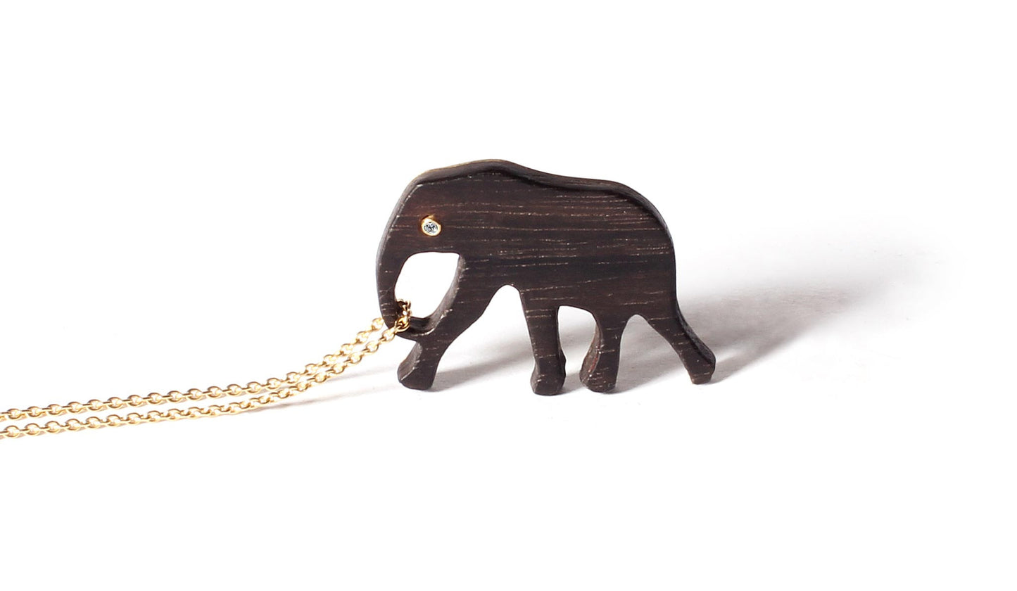 Elephant Pendant | Ebony