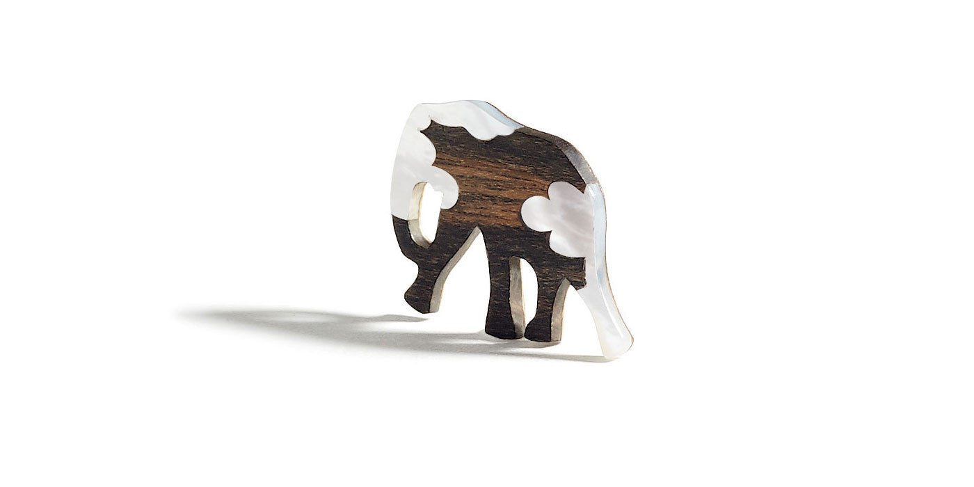 Elephant Pendant Inlay | Cloud