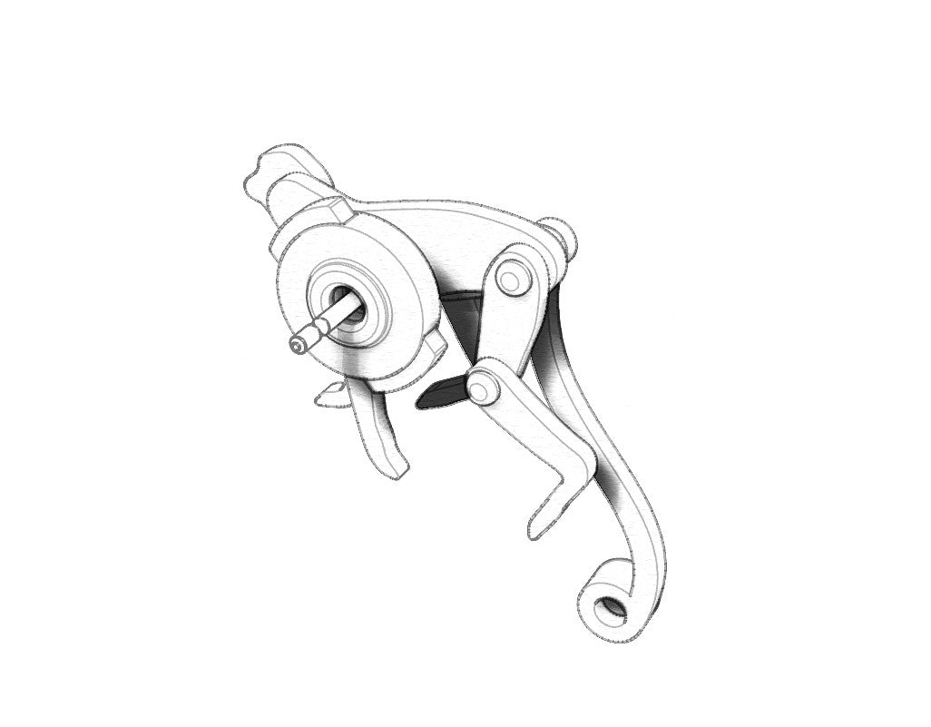 Single Micro Monkey Earrings Right Side