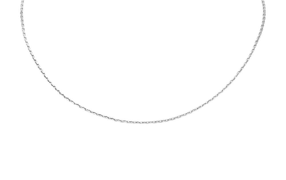 18K Gold Round Cable Chain
