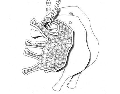 Elephant Trio Necklace